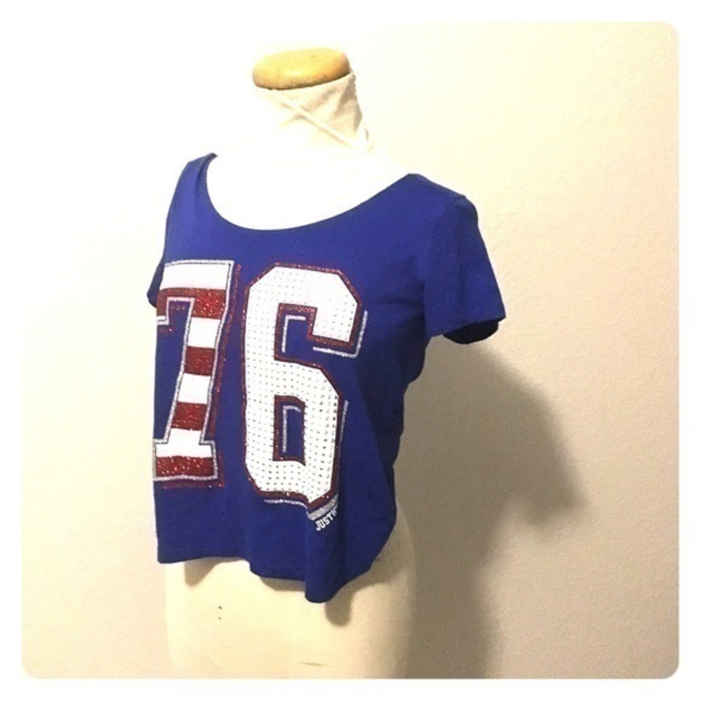 Justice patriotic tee 20 bling 76‎